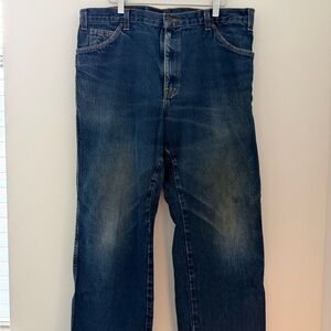 Dickies Classic Blue Denim Jeans 36x30 Sunfaded